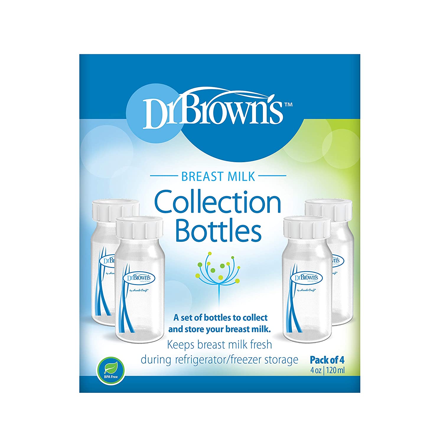 Dr. Brown's Breastmilk Collection Bottles - 4pk