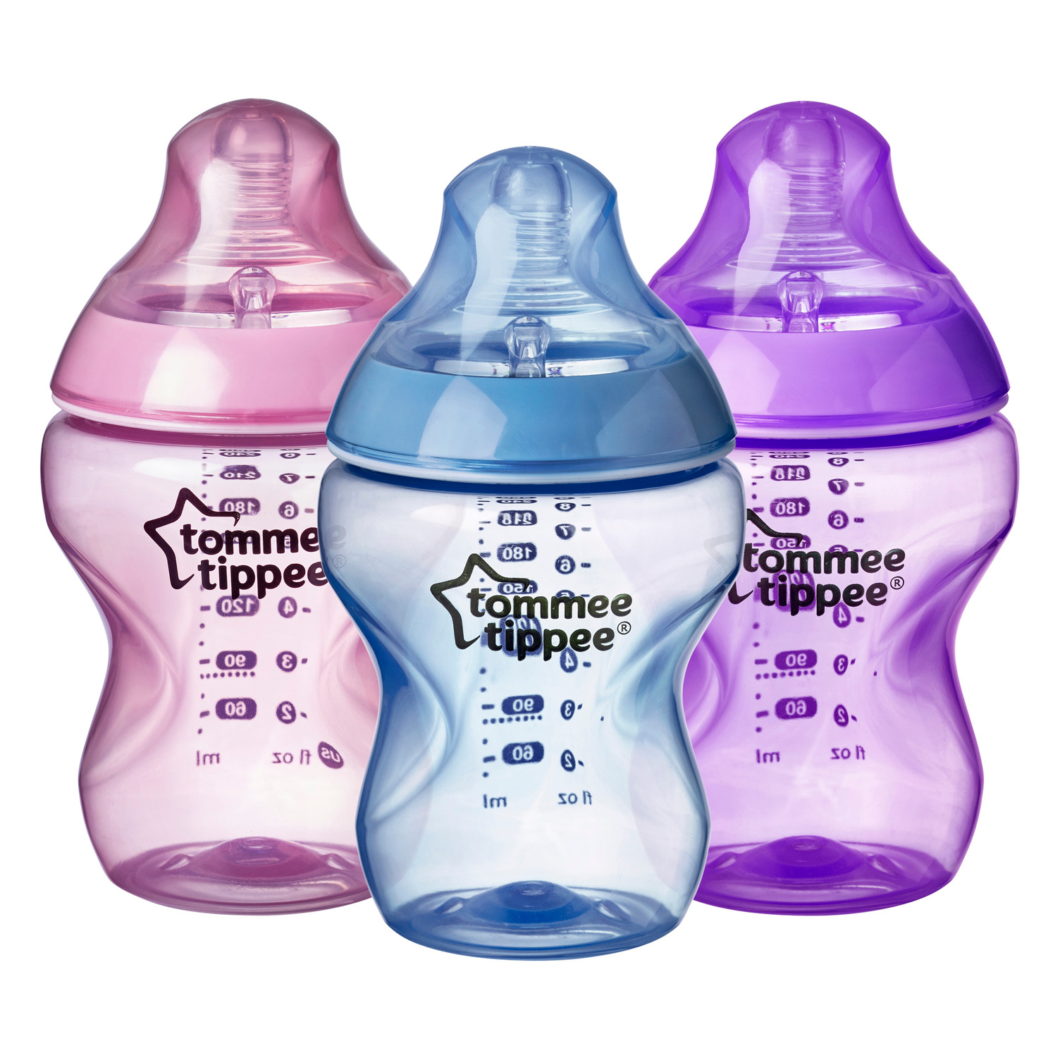 Tommee Tippee Closer To Nature 9oz - 3pk - Purple