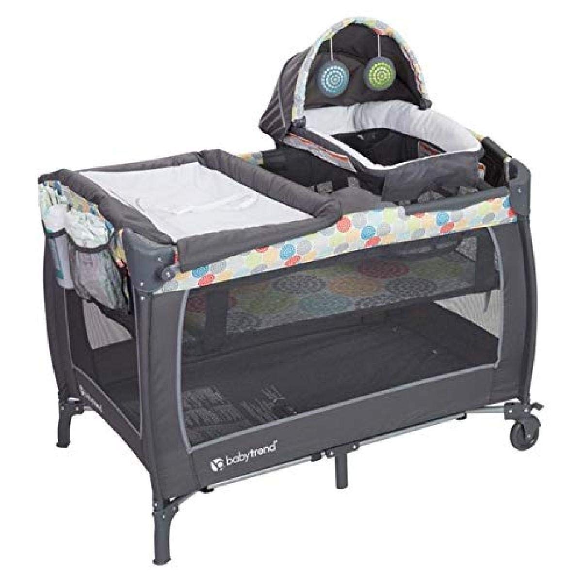 Baby Trend Lil Snooze Deluxe Nursery Playard (Funfetti)