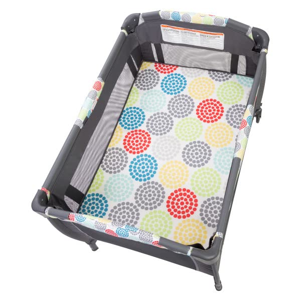 Baby Trend Lil Snooze Deluxe Nursery Playard (Funfetti) - Image 3