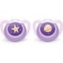 First Essentials by Nuk Orthodontic Pacifier - 2pk - 0-6 mths, Purple