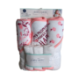 Baby Gear Towel & Washcloth Set - Baby pink