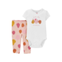 Carter's Baby 2-Piece Fruit Bodysuit Pant Set - 6 mths