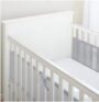Classic Mesh Breathable Crib Liner - Classic Mesh Breathable Crib Liner - Grey