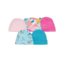 Gerber Baby Girls Hats - 5pk - 0-6 mths, Baby blue