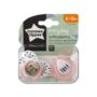Tommee Tippee Everyday Orthodontic Pacifier - 2pk - 6-18mths, Light Pink