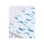 Cloud Island Fitted Crib Sheet - Blue Whales Single Sheet