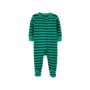Baby Sleepers - New Born, Green Stripes