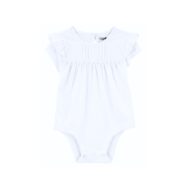 Baby Girl Eyelet Ruffle Sleeve Bodysuit - 9mths