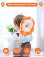 Baby Head Protector Backpack - Orange
