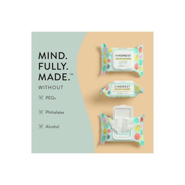 The Honest Company Plant-Based Snot Wipes 30ct - Image 2