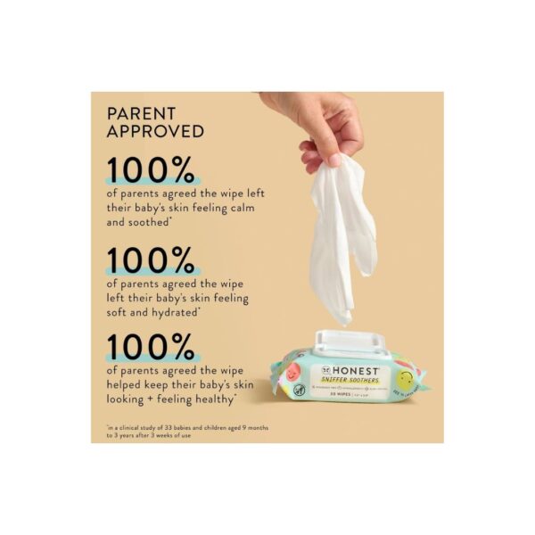 The Honest Company Plant-Based Snot Wipes 30ct - Image 5