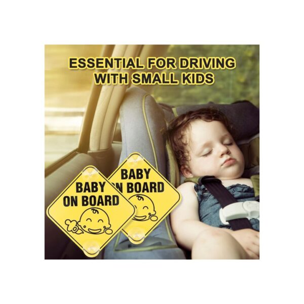 Baby On Board Sign 2pk