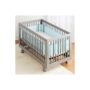 Classic Mesh Breathable Crib Liner - Blue Aqua