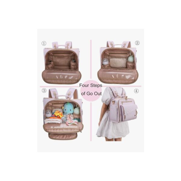 AllCamp Diaper Bag Backpack & Tote - Image 3