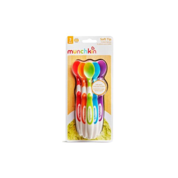 Munchkin Soft Tip Infant Spoons 6pk