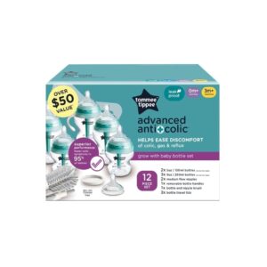 Tommee Tippee Advanced Anticolic Bottle Set 12pc