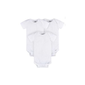 Gerber Baby Ribbed Onesies (White)