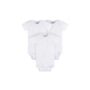 Gerber Baby Ribbed Onesies (White) - New Born