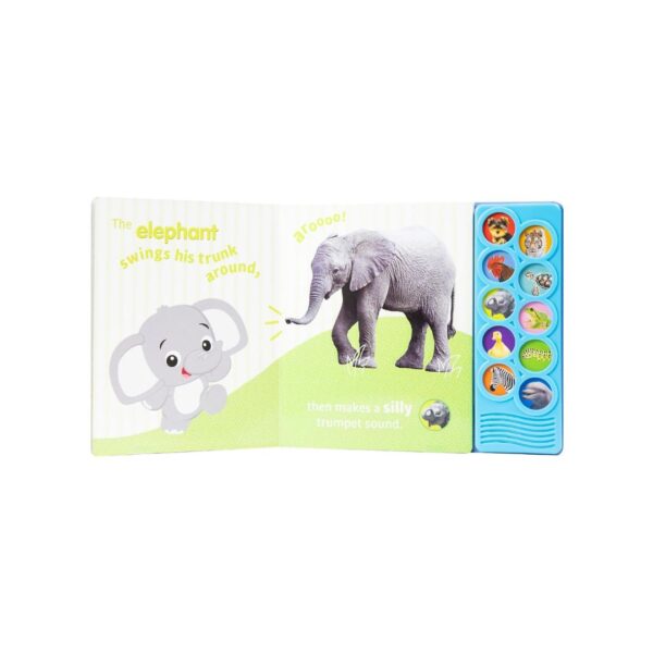 Baby Einstein Amazing Animals 10 - Button Sound Book - Image 3