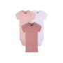 Gerber Baby Onesies 3pk - 0/3mths, Pink Dot