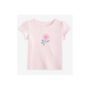 Girls' Graphic Print Tees - 18mths, Pink Flower