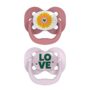 Dr. Brown's Advantage Pacifier 0-6mths - 2pk - Pink