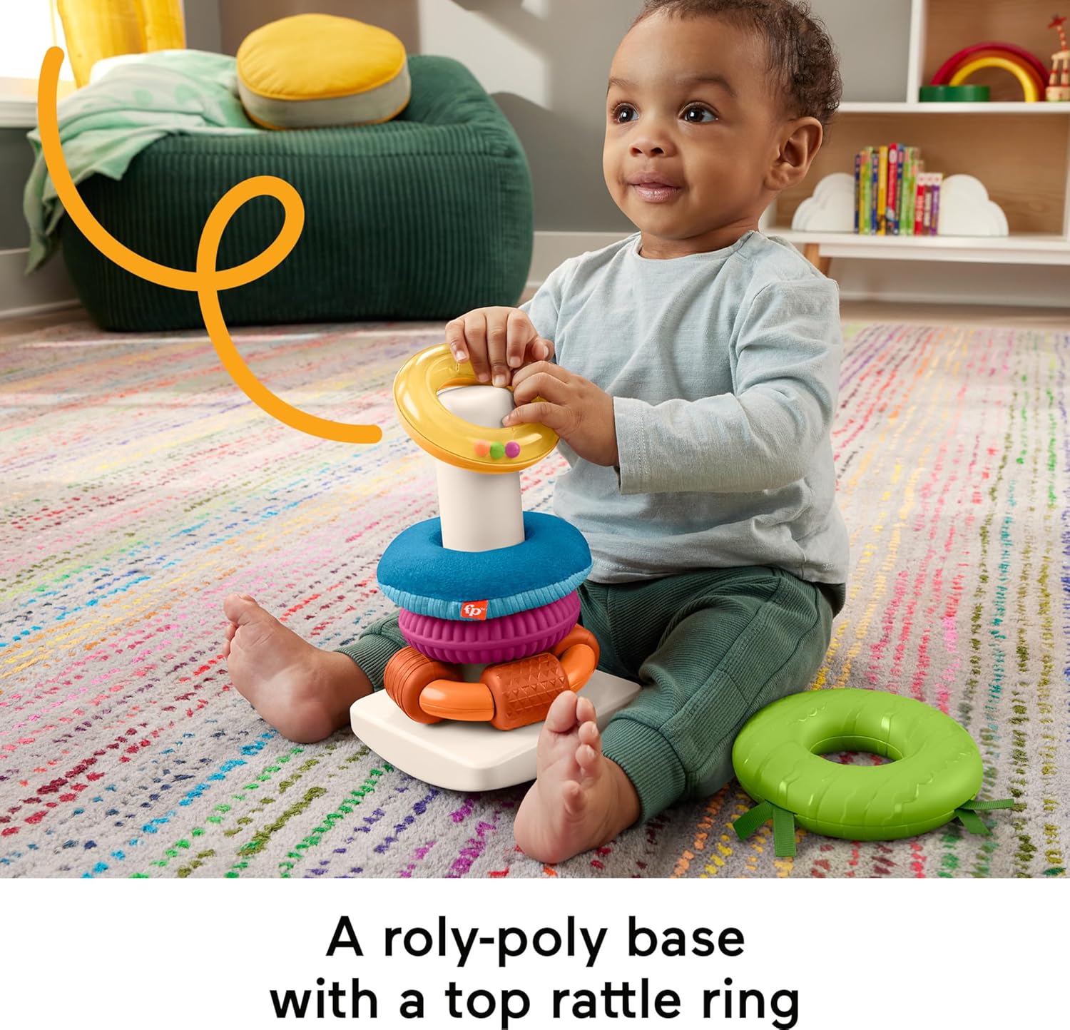 Fisher-Price Sensory Rock-a-Stack - Image 3