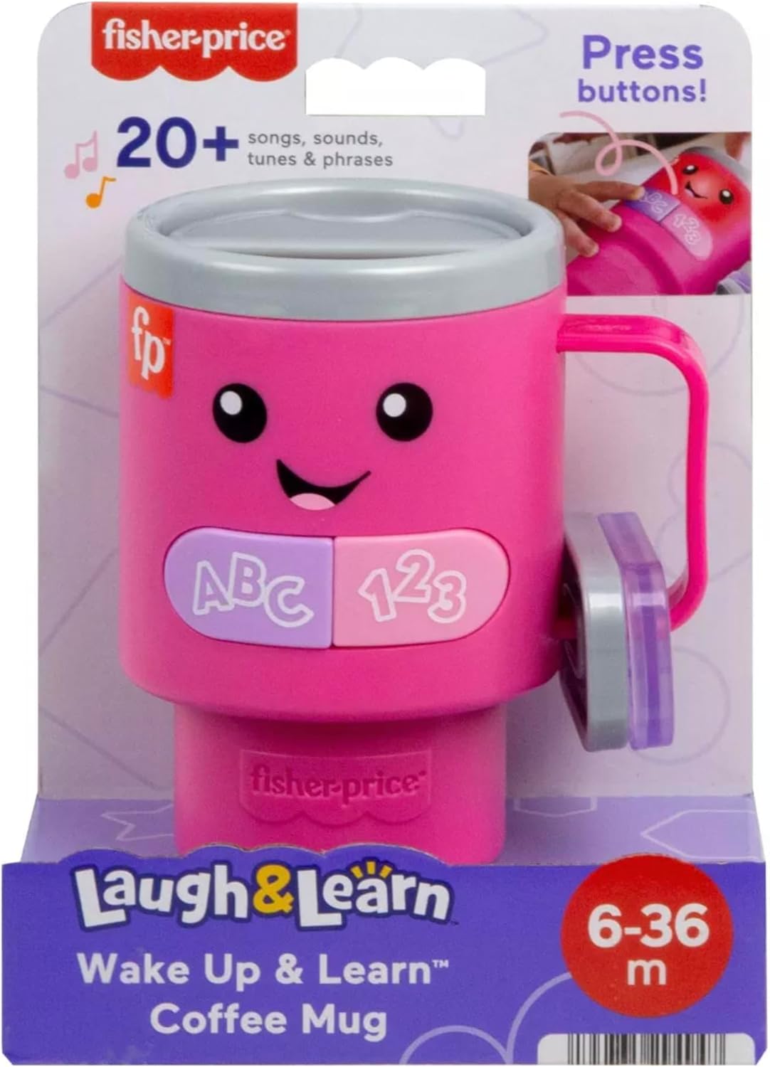 Fisher-Price Laugh & Learn Wake Up & Learn Coffee Mug - Image 2