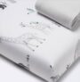 Cloud Island Playard 100% Cotton Fitted Sheets - 2pk - Grey & Animals