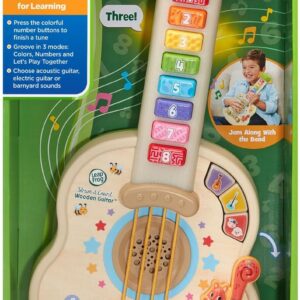 Leapfrog Strum & Count Wooden Guitar