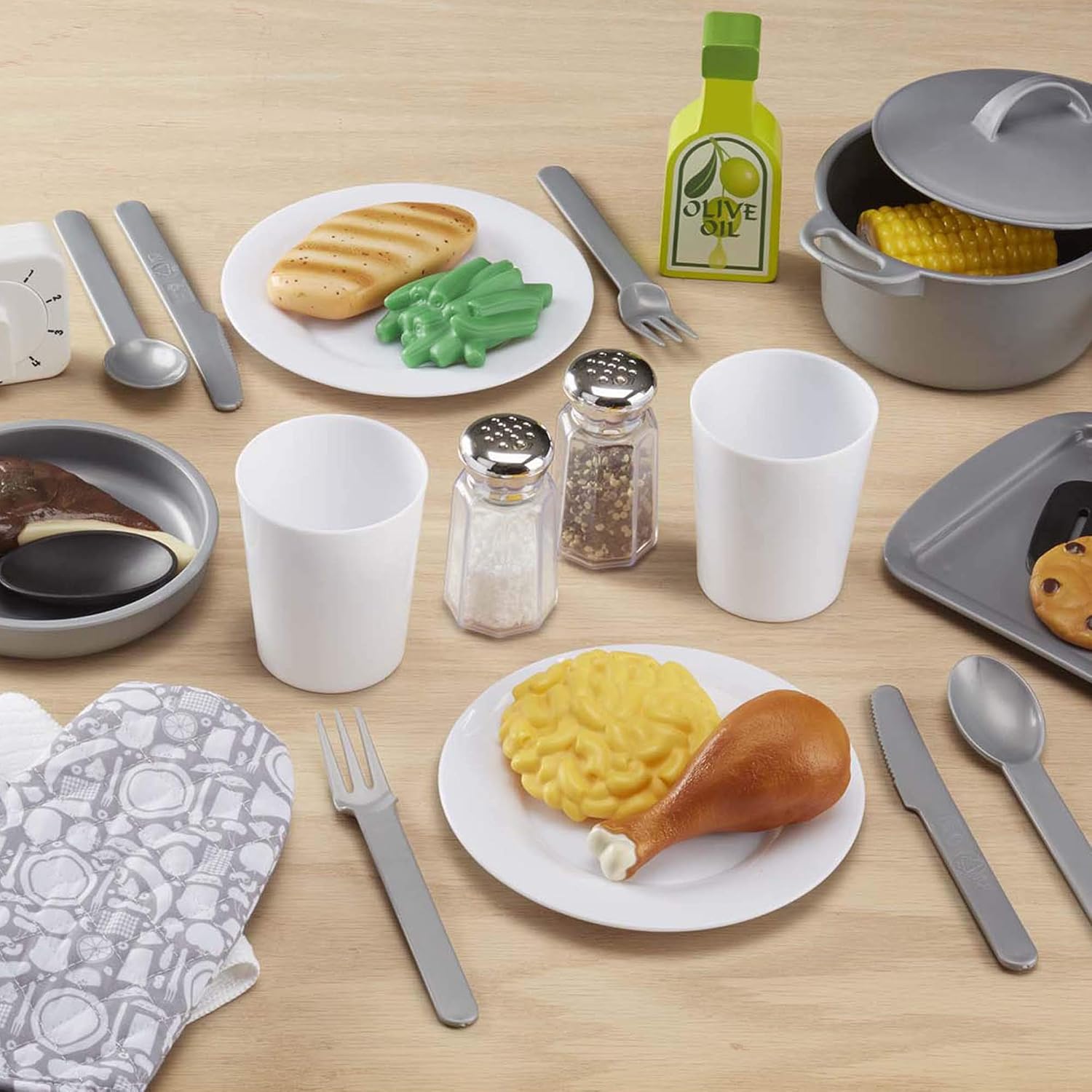 Melissa & Doug Kitchen Play Set -22pc - Image 2