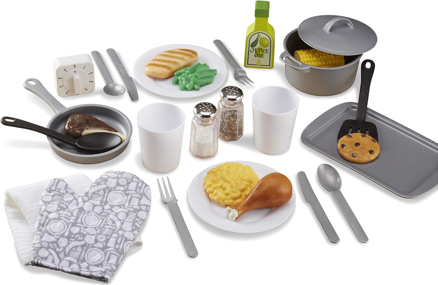 Melissa & Doug Kitchen Play Set -22pc - Image 4