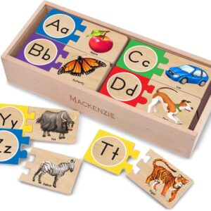 Melissa & Doug Self-Correcting Alphabet Wooden Puzzle