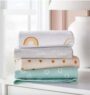 Cloud Island Flannel Blankets - 4pk - Rainbow