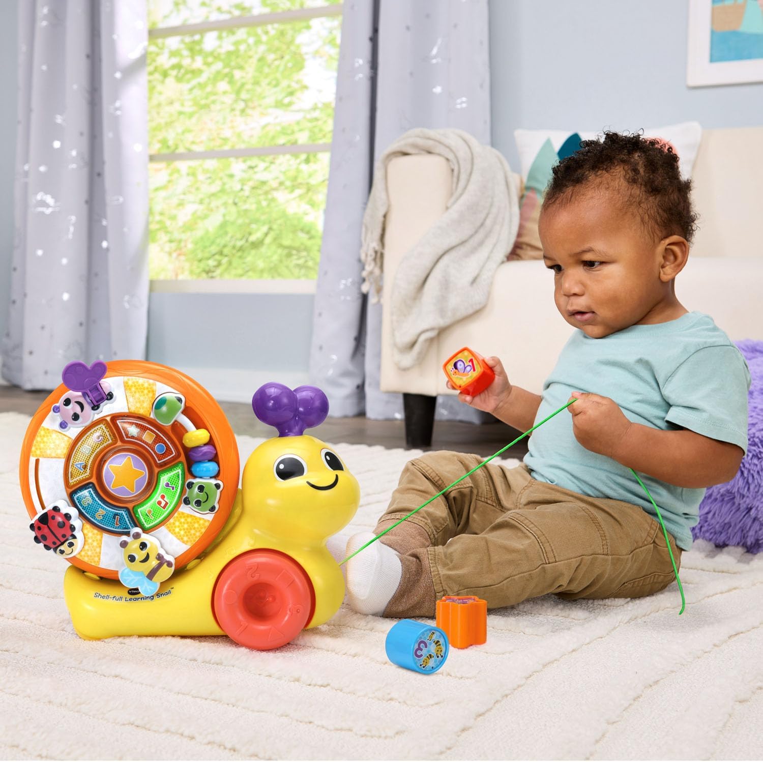 VTech Shell-Full Learning Snail Pull Toy - Image 3