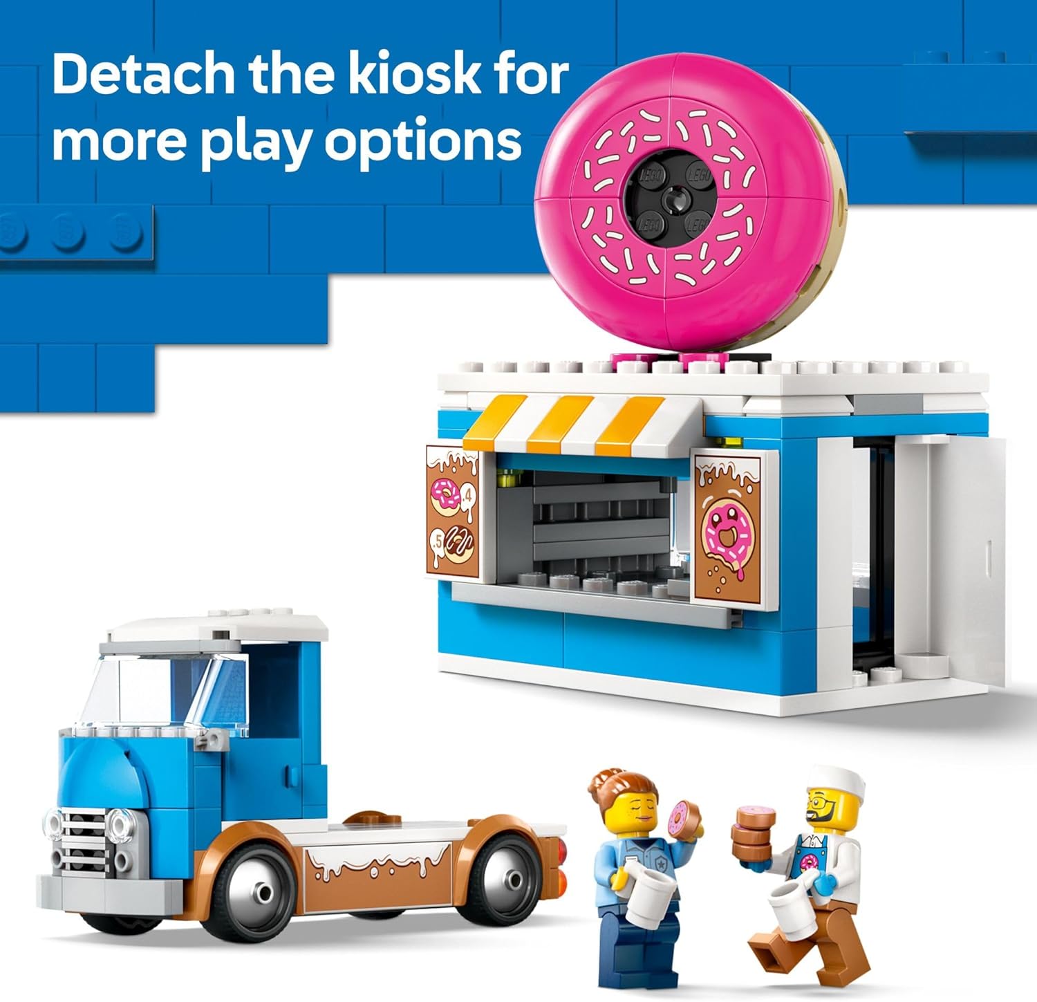 LEGO City Donut Truck Toys - Building Toys - Image 4