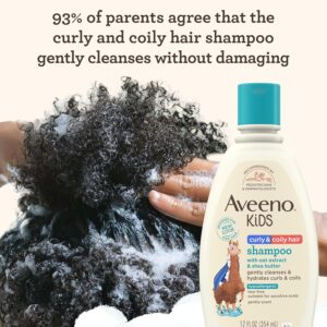 Aveeno Kids Curly & Coily Hair Shampoo - 12oz