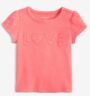 Baby Girl Pink Love T - Shirt - 12mths