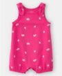 Carter's Baby Girl Pink Flowers Romper - 6mths