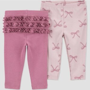 Carter's Baby Girl Tights - 2pk