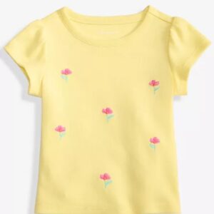 Baby Girl Yellow Flowers T - Shirt