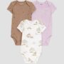Carter's Baby Onesies 3pk - 9mths, Lilac
