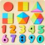 Wooden Numbers & Shapes Puzzle