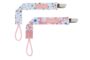 Infantino Pacifier Clips - 2pk - Pink