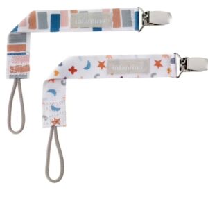 Infantino Pacifier Clips - 2pk