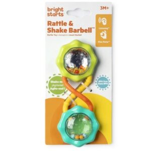 Bright Starts Rattle & Shake BPA - Free Baby Barbell Toy