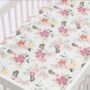 Cloud Island Fitted Crib Sheet - 100% Cotton - Meadow