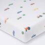 Cloud Island Fitted Crib Sheet - 100% Cotton - Transportation