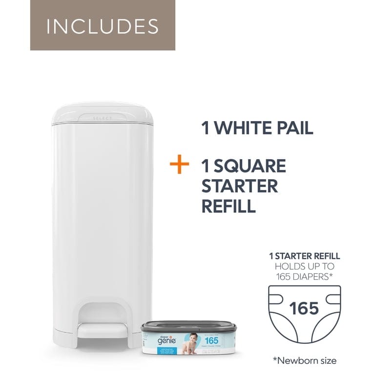 Diaper Genie Pail - Stainlees Steel - Image 3